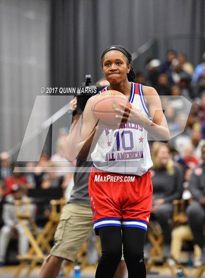 Thumbnail 1 in McDonald's All American Games (Girls 3-Point Shootout) photogallery.