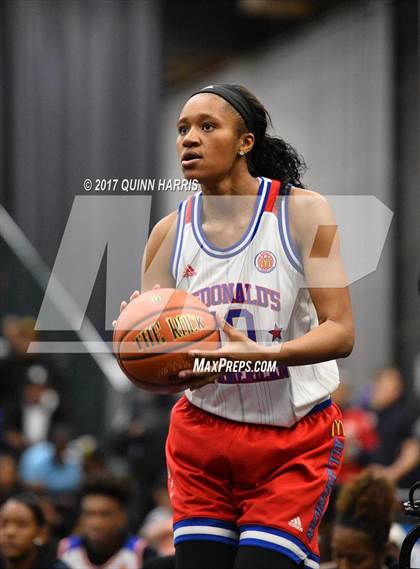 Thumbnail 1 in McDonald's All American Games (Girls 3-Point Shootout) photogallery.