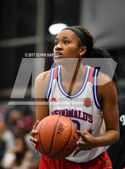 Thumbnail 2 in McDonald's All American Games (Girls 3-Point Shootout) photogallery.