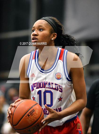 Thumbnail 3 in McDonald's All American Games (Girls 3-Point Shootout) photogallery.