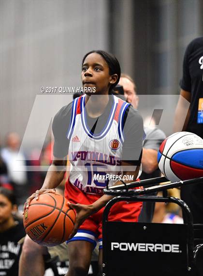 Thumbnail 2 in McDonald's All American Games (Girls 3-Point Shootout) photogallery.