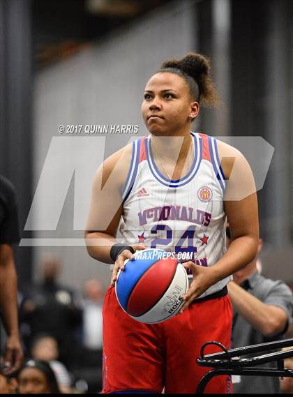 Thumbnail 3 in McDonald's All American Games (Girls 3-Point Shootout) photogallery.