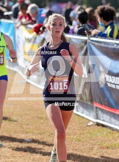 Thumbnail 2 in CIF Central Section Cross Country Championships (Girls D4 Race) photogallery.