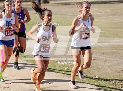 Thumbnail 2 in CIF Central Section Cross Country Championships (Girls D4 Race) photogallery.