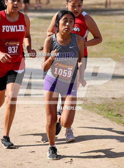 Thumbnail 2 in CIF Central Section Cross Country Championships (Girls D4 Race) photogallery.