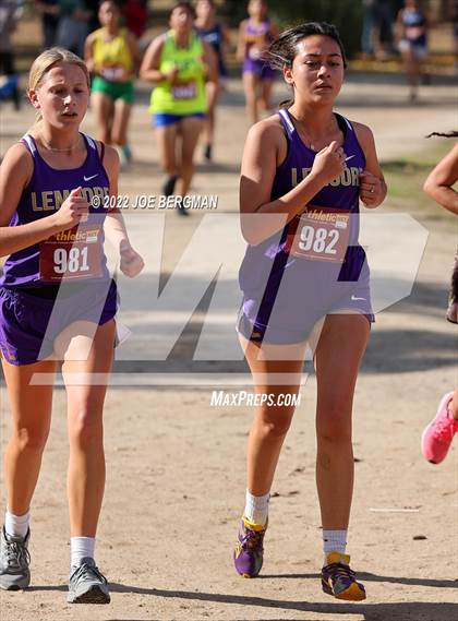 Thumbnail 2 in CIF Central Section Cross Country Championships (Girls D4 Race) photogallery.
