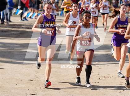 Thumbnail 2 in CIF Central Section Cross Country Championships (Girls D4 Race) photogallery.