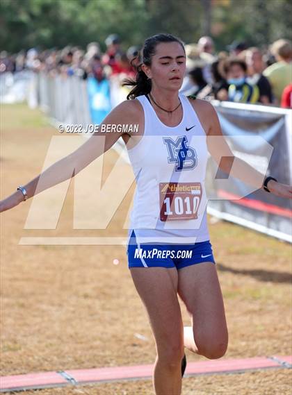 Thumbnail 2 in CIF Central Section Cross Country Championships (Girls D4 Race) photogallery.