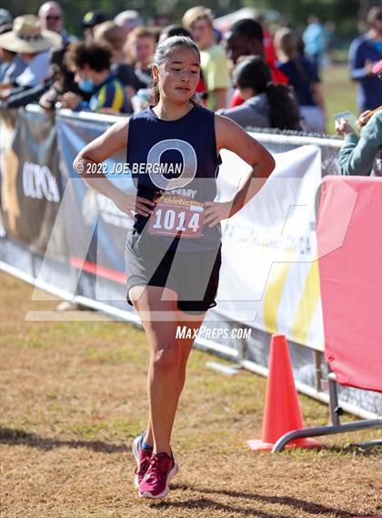 Thumbnail 2 in CIF Central Section Cross Country Championships (Girls D4 Race) photogallery.