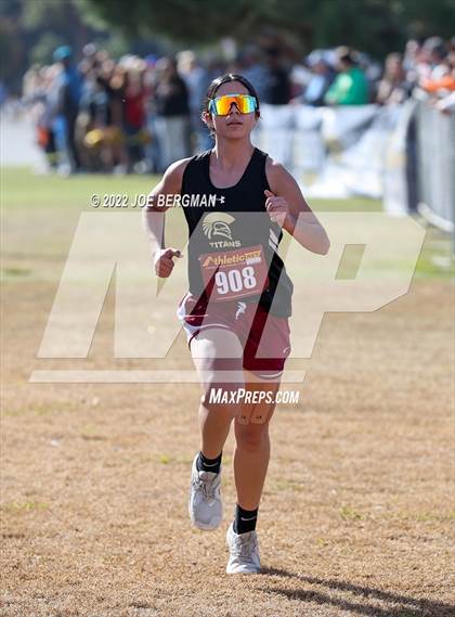 Thumbnail 2 in CIF Central Section Cross Country Championships (Girls D4 Race) photogallery.