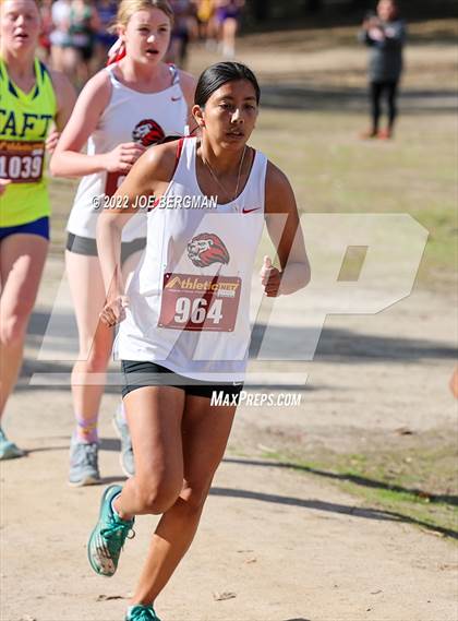 Thumbnail 2 in CIF Central Section Cross Country Championships (Girls D4 Race) photogallery.