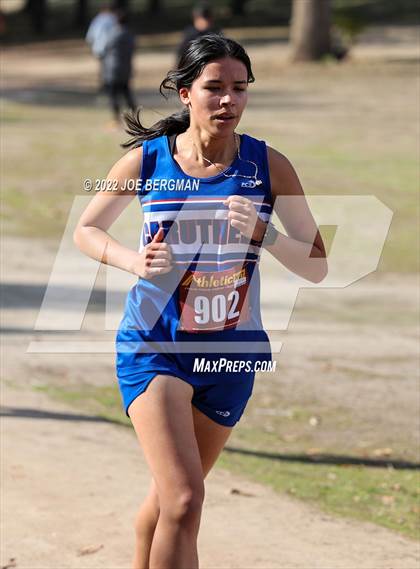 Thumbnail 2 in CIF Central Section Cross Country Championships (Girls D4 Race) photogallery.