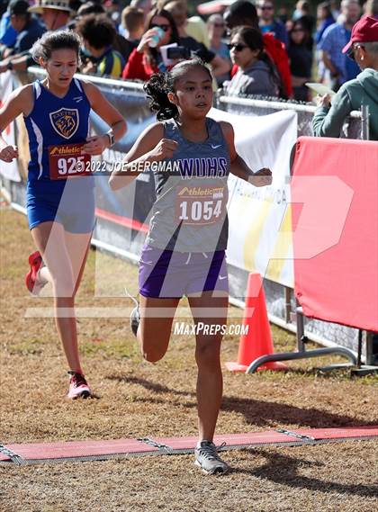 Thumbnail 2 in CIF Central Section Cross Country Championships (Girls D4 Race) photogallery.