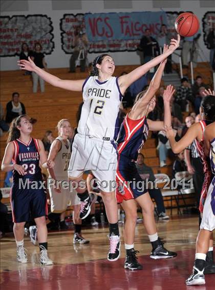 Thumbnail 1 in Bradshaw Christian vs Vacaville Christian (CIF SJS D5 Semifinals) photogallery.
