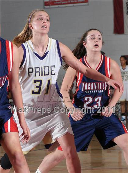 Thumbnail 1 in Bradshaw Christian vs Vacaville Christian (CIF SJS D5 Semifinals) photogallery.
