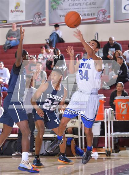 Thumbnail 2 in Capital Christian vs.Trinity (Rancho Mirage Holiday Invitational) photogallery.