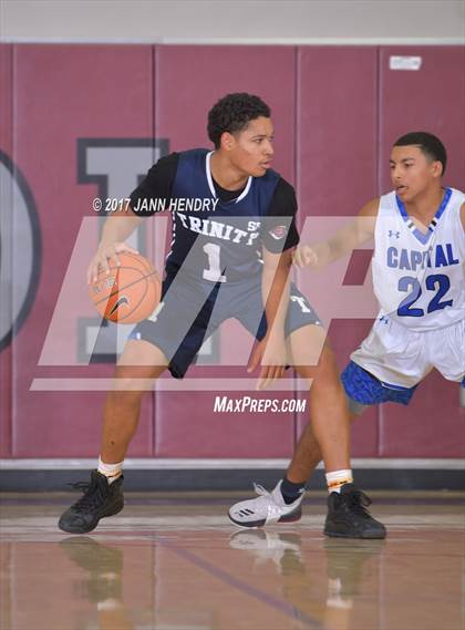 Thumbnail 1 in Capital Christian vs.Trinity (Rancho Mirage Holiday Invitational) photogallery.
