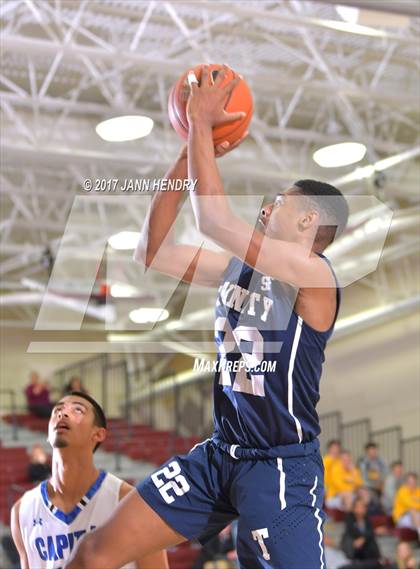 Thumbnail 1 in Capital Christian vs.Trinity (Rancho Mirage Holiday Invitational) photogallery.