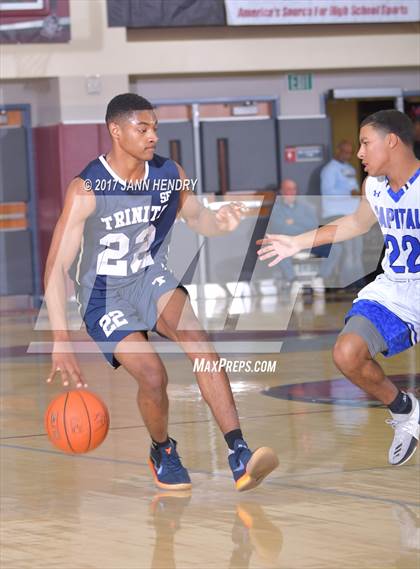 Thumbnail 1 in Capital Christian vs.Trinity (Rancho Mirage Holiday Invitational) photogallery.