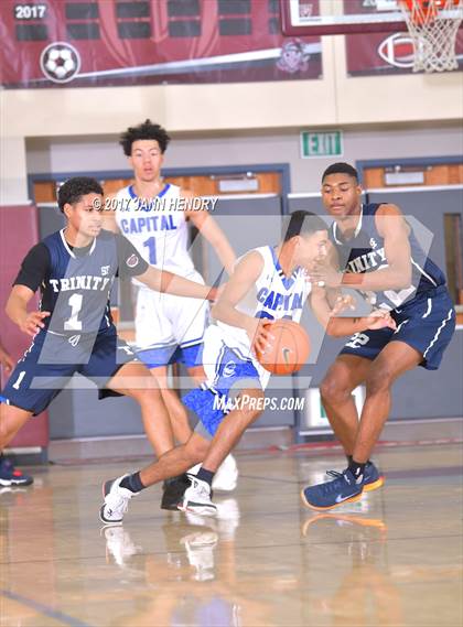 Thumbnail 2 in Capital Christian vs.Trinity (Rancho Mirage Holiday Invitational) photogallery.