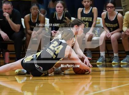 Thumbnail 3 in Purdue Polytechnic vs. Speedway (IHSAA 3A Sectional Semi-Final) photogallery.