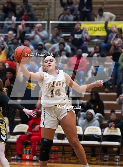Thumbnail 3 in Purdue Polytechnic vs. Speedway (IHSAA 3A Sectional Semi-Final) photogallery.