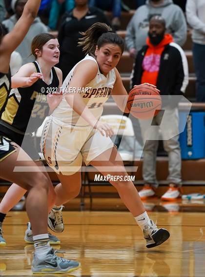 Thumbnail 2 in Purdue Polytechnic vs. Speedway (IHSAA 3A Sectional Semi-Final) photogallery.