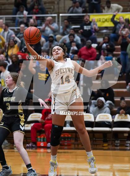Thumbnail 2 in Purdue Polytechnic vs. Speedway (IHSAA 3A Sectional Semi-Final) photogallery.