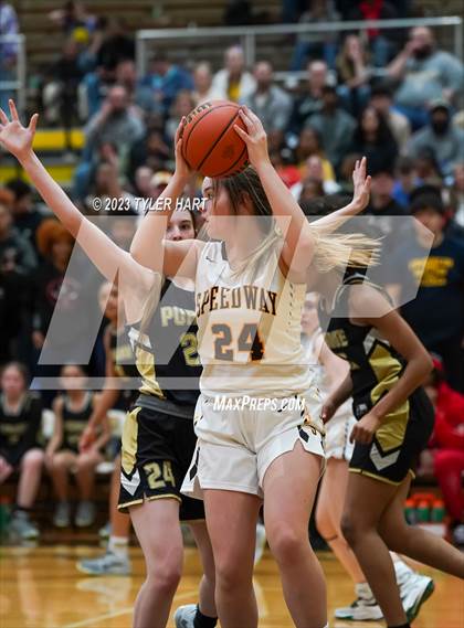 Thumbnail 2 in Purdue Polytechnic vs. Speedway (IHSAA 3A Sectional Semi-Final) photogallery.