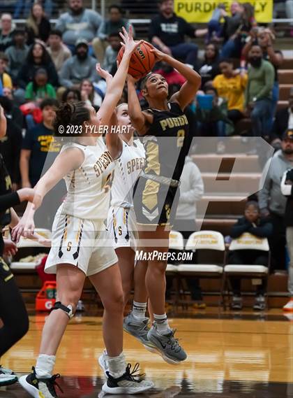 Thumbnail 2 in Purdue Polytechnic vs. Speedway (IHSAA 3A Sectional Semi-Final) photogallery.
