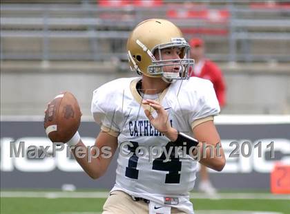 Thumbnail 3 in Indianapolis Cathedral vs. Centerville (Kirk Herbstreit National Kickoff Classic) photogallery.