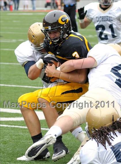 Thumbnail 1 in Indianapolis Cathedral vs. Centerville (Kirk Herbstreit National Kickoff Classic) photogallery.