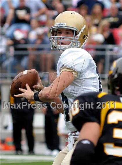Thumbnail 1 in Indianapolis Cathedral vs. Centerville (Kirk Herbstreit National Kickoff Classic) photogallery.