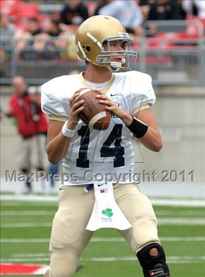 Thumbnail 3 in Indianapolis Cathedral vs. Centerville (Kirk Herbstreit National Kickoff Classic) photogallery.