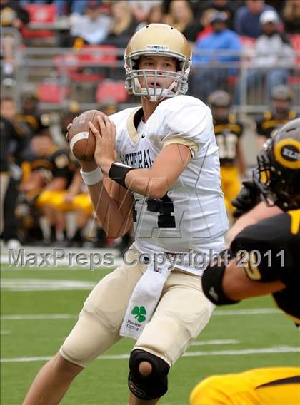 Thumbnail 2 in Indianapolis Cathedral vs. Centerville (Kirk Herbstreit National Kickoff Classic) photogallery.