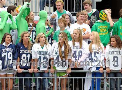 Thumbnail 2 in Indianapolis Cathedral vs. Centerville (Kirk Herbstreit National Kickoff Classic) photogallery.