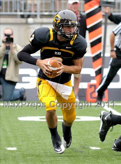 Thumbnail 1 in Indianapolis Cathedral vs. Centerville (Kirk Herbstreit National Kickoff Classic) photogallery.