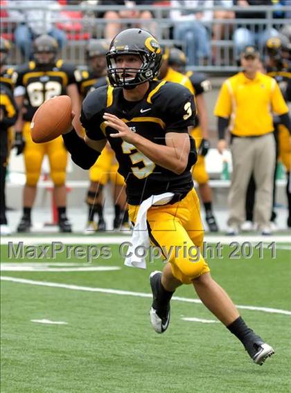 Thumbnail 1 in Indianapolis Cathedral vs. Centerville (Kirk Herbstreit National Kickoff Classic) photogallery.