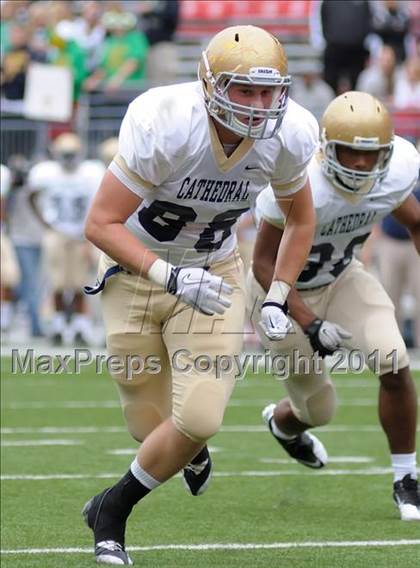 Thumbnail 3 in Indianapolis Cathedral vs. Centerville (Kirk Herbstreit National Kickoff Classic) photogallery.