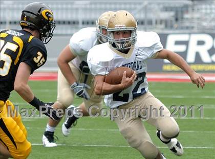 Thumbnail 2 in Indianapolis Cathedral vs. Centerville (Kirk Herbstreit National Kickoff Classic) photogallery.