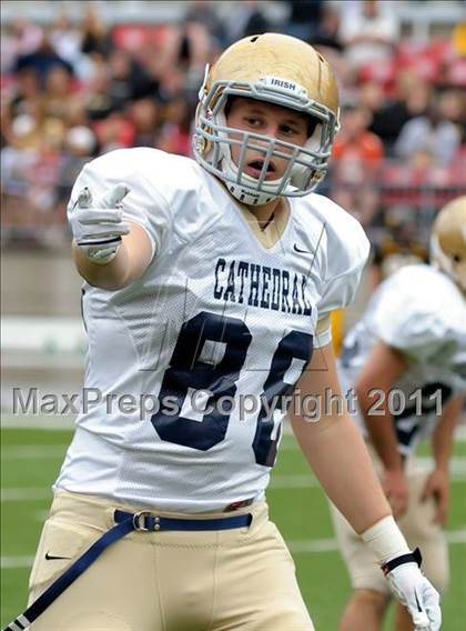 Thumbnail 3 in Indianapolis Cathedral vs. Centerville (Kirk Herbstreit National Kickoff Classic) photogallery.