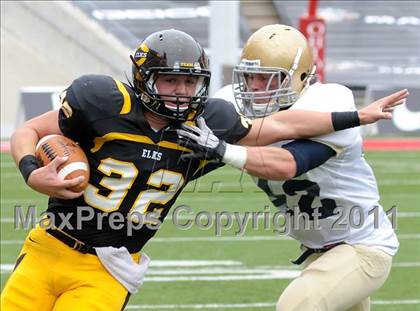 Thumbnail 1 in Indianapolis Cathedral vs. Centerville (Kirk Herbstreit National Kickoff Classic) photogallery.