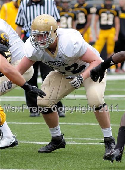Thumbnail 1 in Indianapolis Cathedral vs. Centerville (Kirk Herbstreit National Kickoff Classic) photogallery.