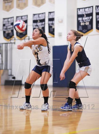 Thumbnail 3 in Lake Mead Academy vs Bishop Gorman(LMCA Fall CLassic) photogallery.