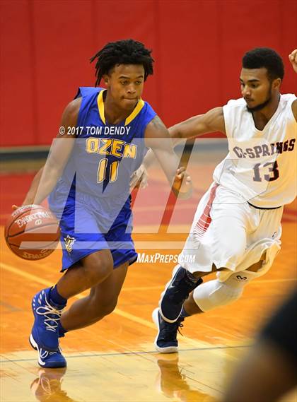 Thumbnail 1 in Cypress Springs vs. Ozen (Cypress Hoops Invitational) photogallery.