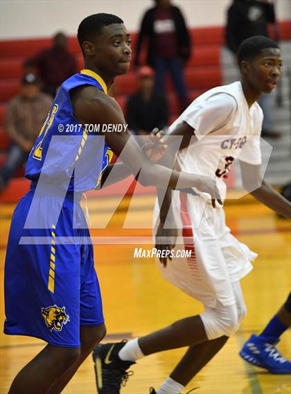 Thumbnail 3 in Cypress Springs vs. Ozen (Cypress Hoops Invitational) photogallery.