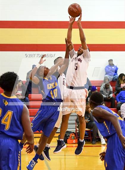 Thumbnail 1 in Cypress Springs vs. Ozen (Cypress Hoops Invitational) photogallery.