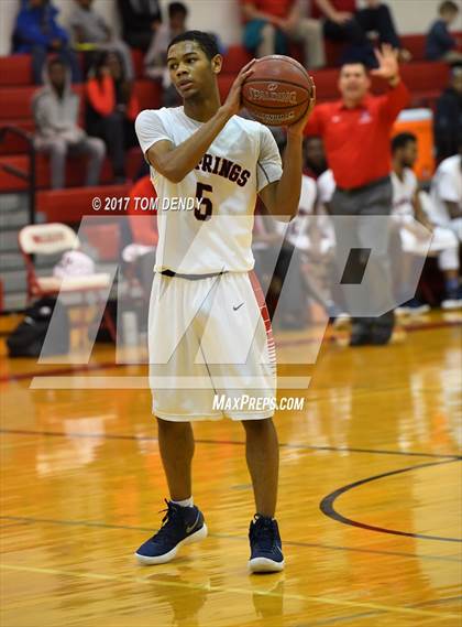 Thumbnail 2 in Cypress Springs vs. Ozen (Cypress Hoops Invitational) photogallery.