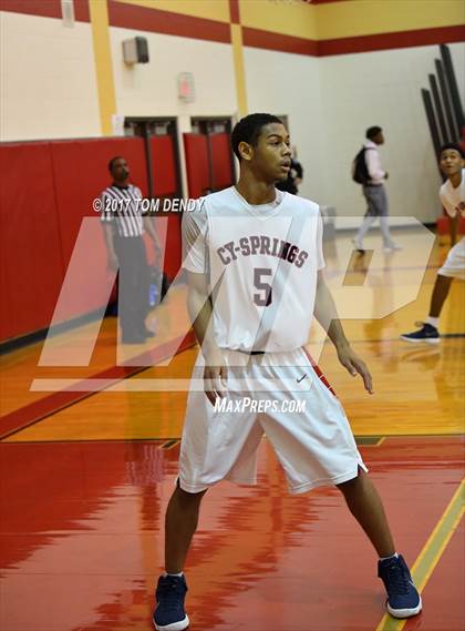 Thumbnail 3 in Cypress Springs vs. Ozen (Cypress Hoops Invitational) photogallery.