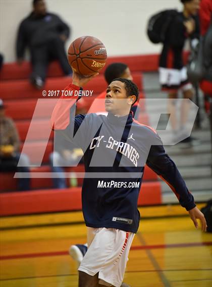 Thumbnail 2 in Cypress Springs vs. Ozen (Cypress Hoops Invitational) photogallery.